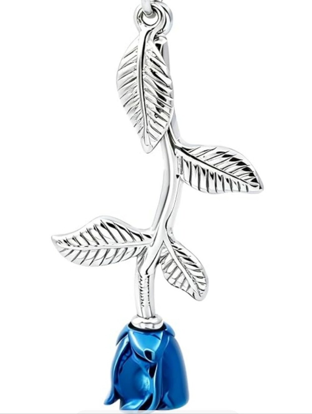 NWT Blue Rose Urn Necklace